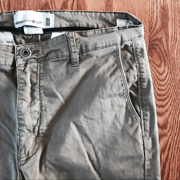 PAPER DENIM + CLOTH Men’s Cotton Cargo Pants - Picture 3 of 8